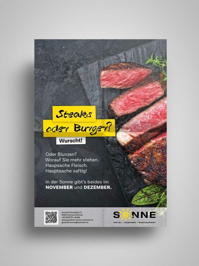 Sonne Gastro Programm Steak