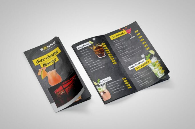 Sonne Getränkekarte 1