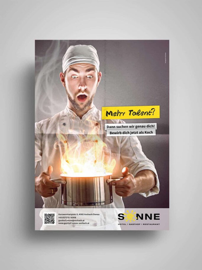 Sonne Recruiting Kampagne Koch